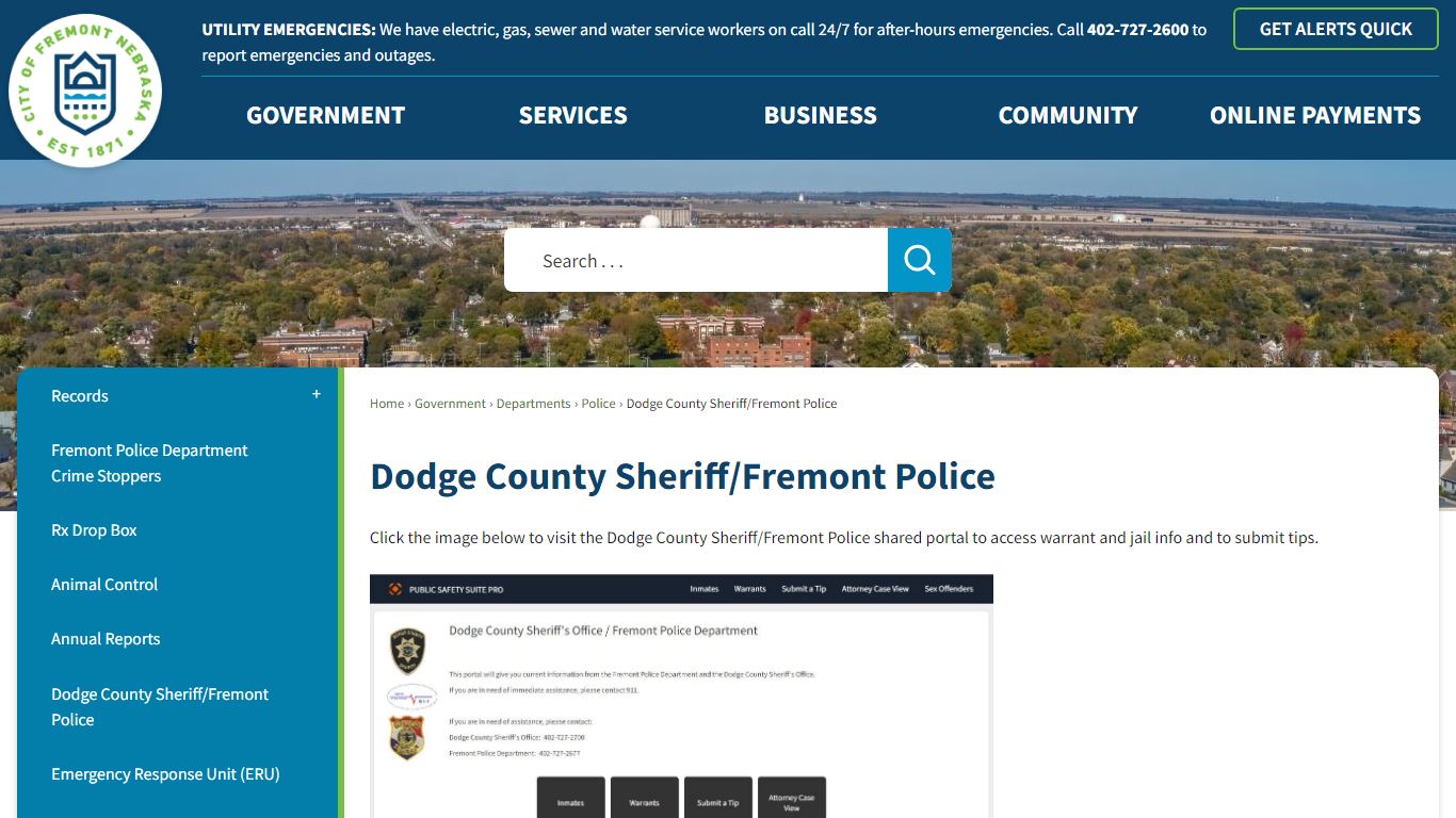 Dodge County Sheriff/Fremont Police